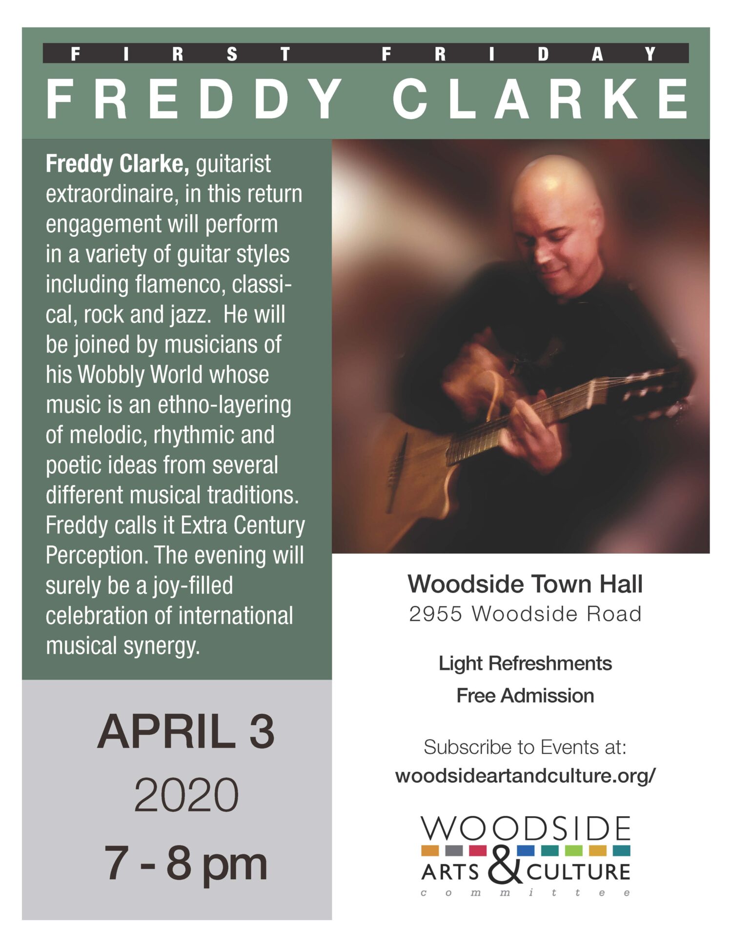 Freddy Clarke guitarist