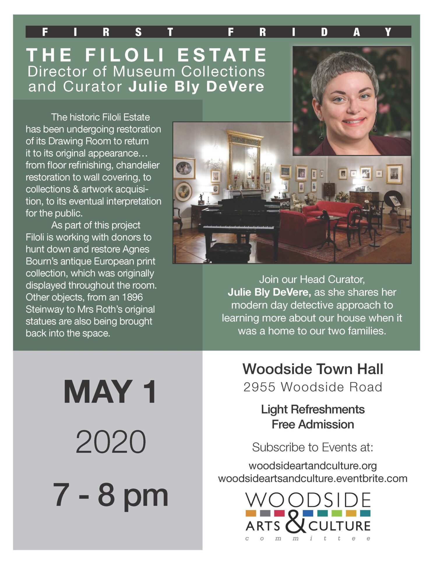 T H E F I L O L I E S TAT E Director of Museum Collections and Curator Julie Bly DeVere