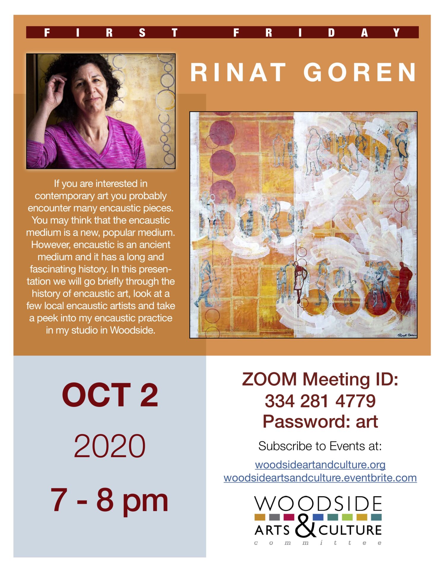 October First Friday Zoom Event