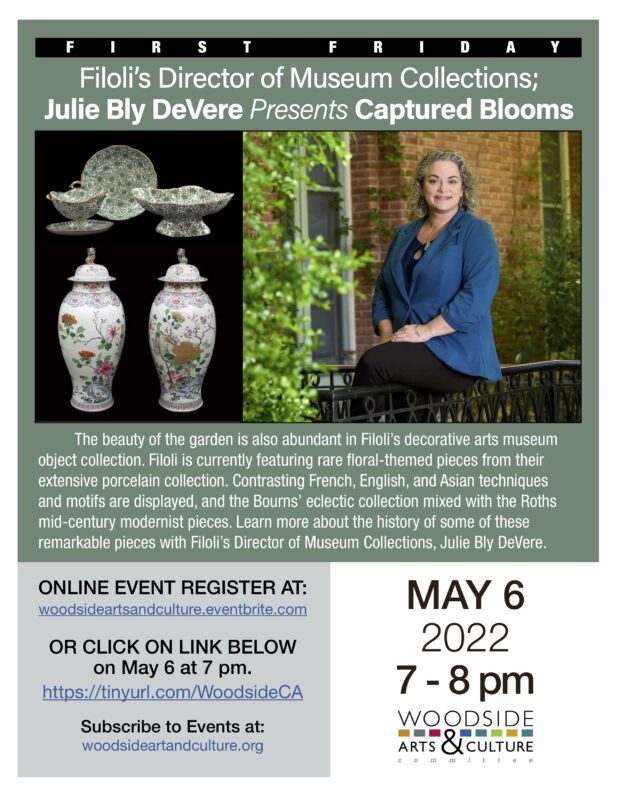 Filoli’s Director of Museum Collections; Julie Bly DeVere Presents Captured Bloom