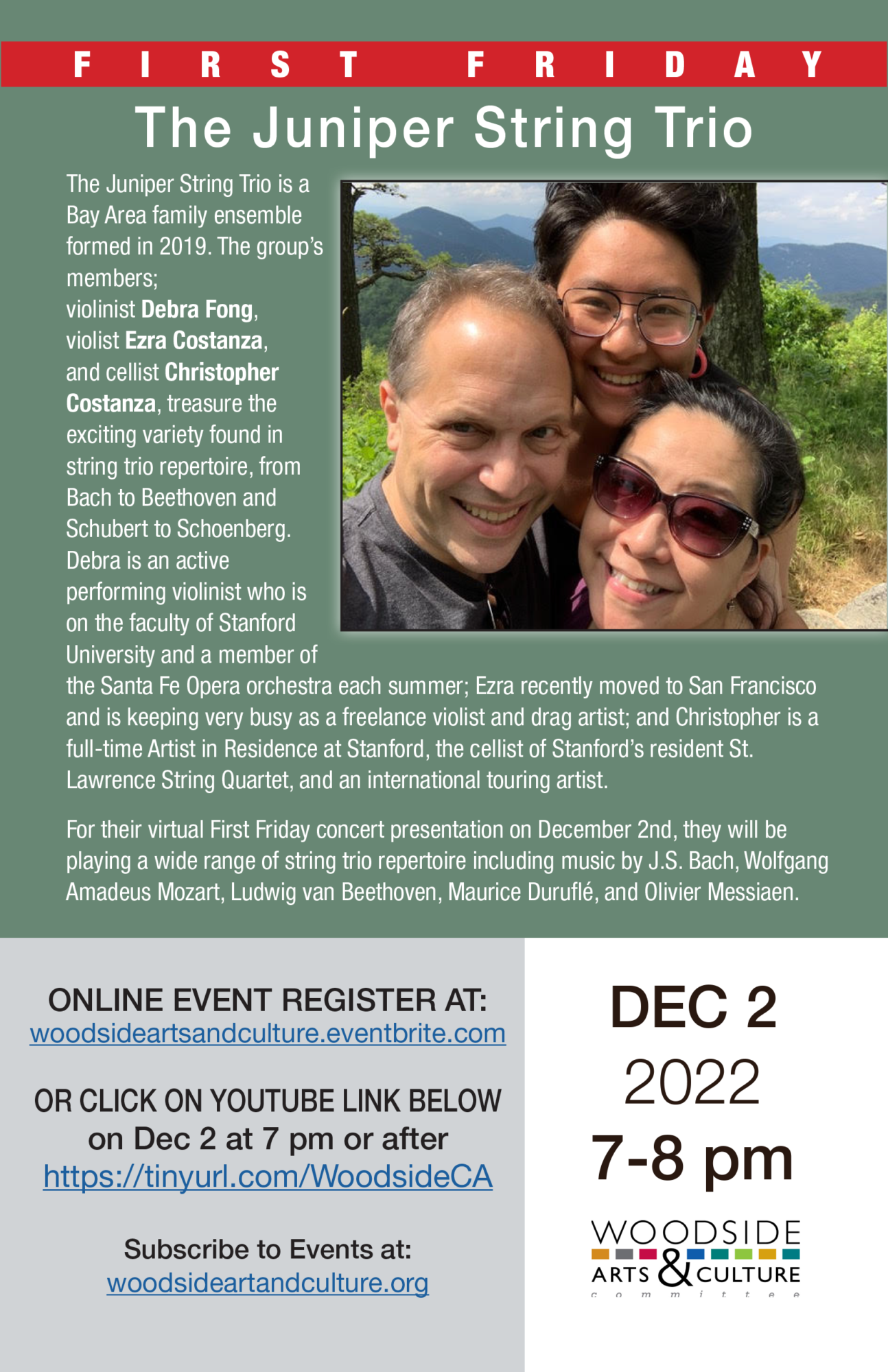 December 2022 First Friday Virtual Event
