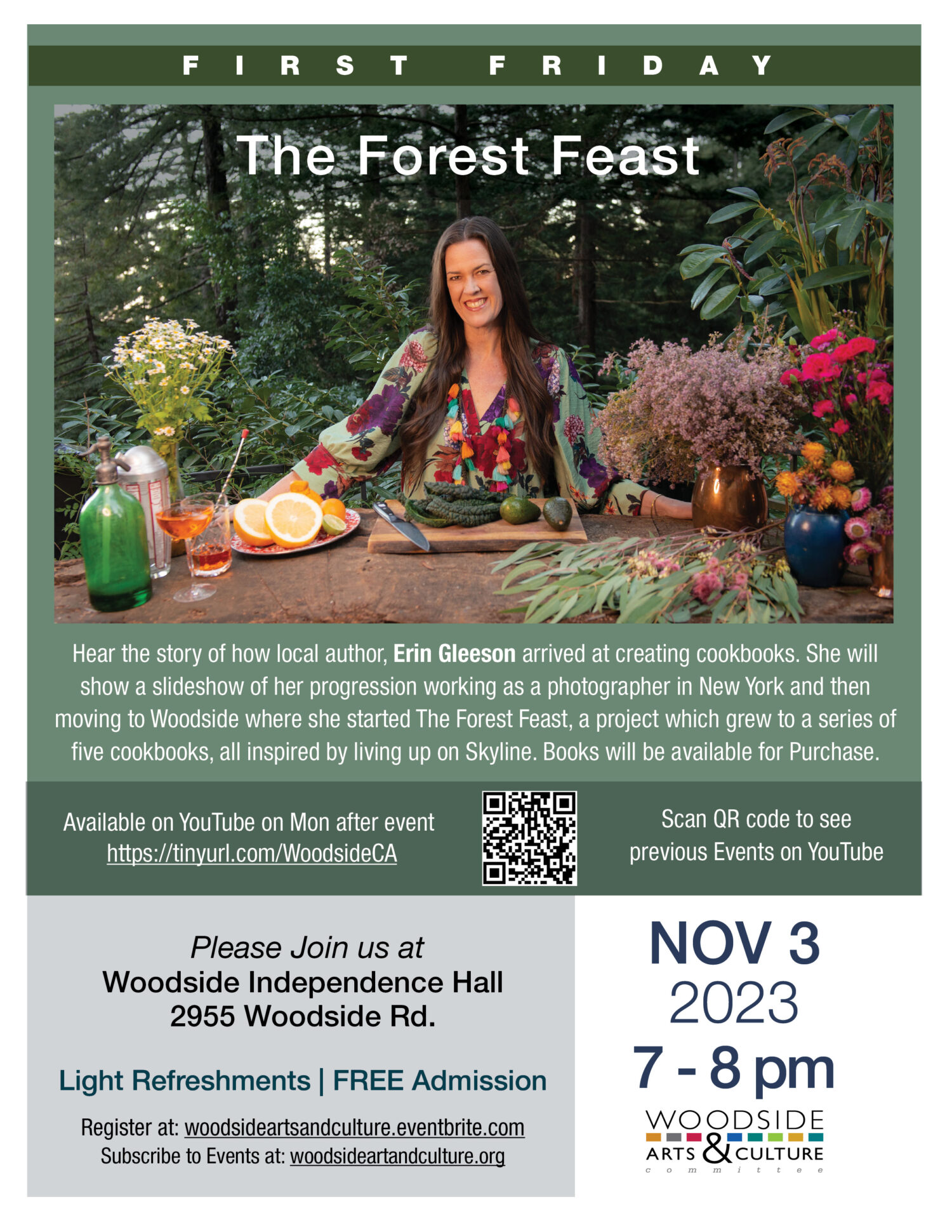 First Friday November 2023 The Forest Feast