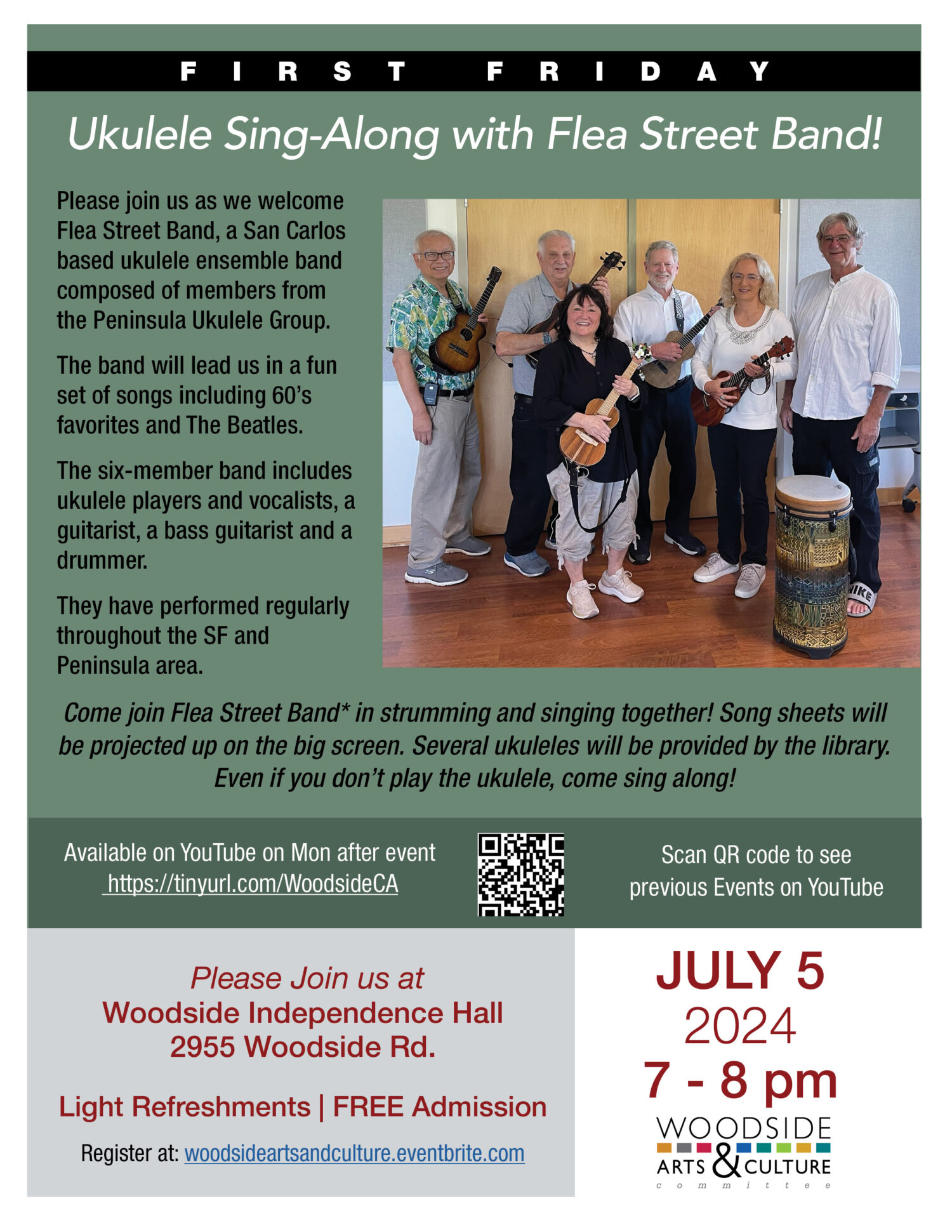 Ukulele Sing-Along with Flea Street Band!
