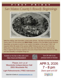 San Mateo County’s Rowdy Beginnings