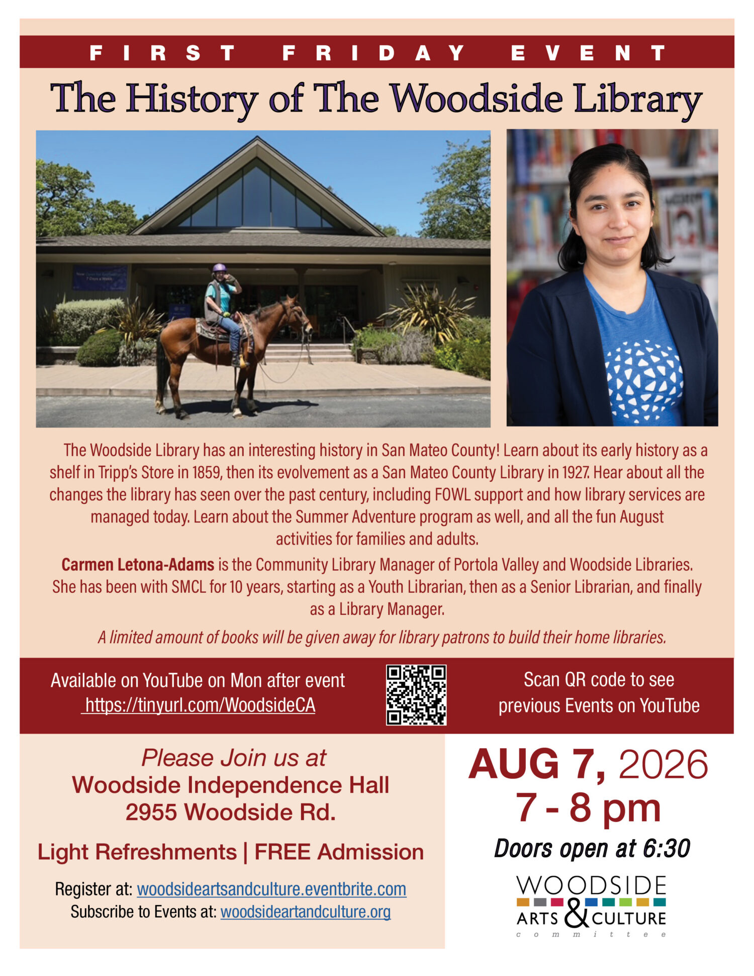 The History of The Woodside Library